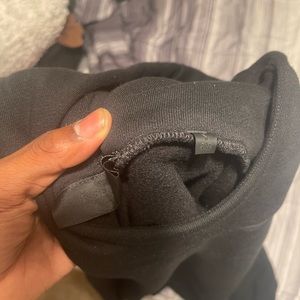 Fear of God Essentials Jet Black Hoodie